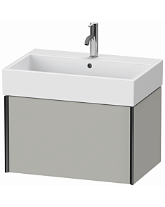 Duravit Meuble sous-vasque XViu XV42350B207 68,4 x 39,7 x 45,4 cm, gris béton mat, 2000 , noir mat