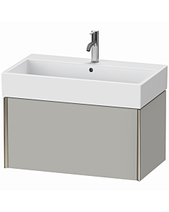 Duravit XViu Waschtisch-Unterschrank XV42360B107 78,4 x 39,7 x 45,4 cm, betongrau matt, 1 Auszug, champagner matt