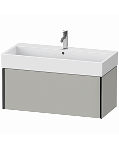 Duravit Meuble sous-vasque XViu XV42370B207 98,4 x 39,7 x 45,4 cm, gris béton mat, 2000 , noir mat