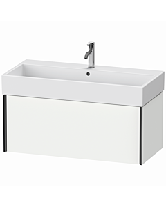 Duravit XViu Waschtisch-Unterschrank XV42370B218 98,4 x 39,7 x 45,4 cm, weiß matt, 1 Auszug, schwarz matt