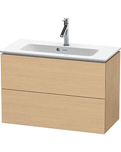 L-Cube Duravit vasque LC625703030 82 x 39, 2000 cm, chêne naturel, 2 tiroirs, suspendu