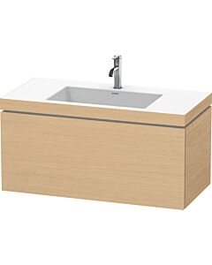 L-Cube Duravit vasque LC6918O3030 100 x 48 cm, 2000 , chêne naturel, coulissant 2000