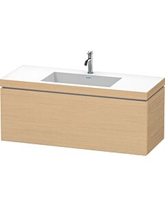 Duravit L-Cube vanity unit LC6919O3030 120 x 48 cm, 2000 tap hole, natural oak, 2000 pull-out