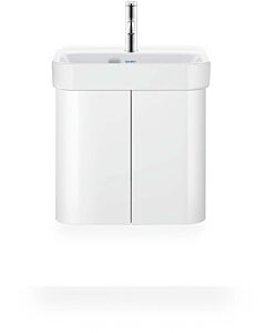Duravit Happy D2 furniture hand washbasin 07105000001 50 x 36 cm, white, wondergliss, with tap hole