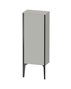 Duravit high cabinet XV1305LB207 40x24x89cm, matt black, door on the left, matt concrete gray