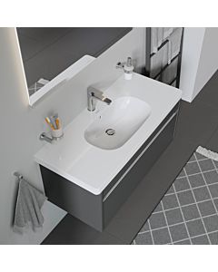 Duravit D-Code Möbelwaschtisch 03421000002 mit Überlauf, weiss