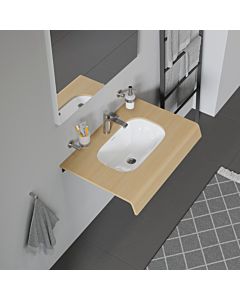 Duravit D-Code Einbauwaschtisch 0338490000 Einbau von unten, mit Überlauf, weiss