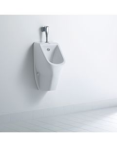 Duravit D-Code Urinal 0828300000 inklusive Spüldüse, ohne Fliege, weiss