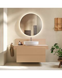 Duravit Balcoon Waschtisch-Unterschrank BA50130JHIH0000 wandhängend, 80 x 57 x 53,4 cm, Terraccino strukturiert, 2 Schubkästen