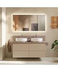 Duravit Balcoon Waschtisch-Unterschrank BA50170JEIE0000 wandhängend, 120 x 57 x 53,4 cm, Sandbeige strukturiert, 4 Schubkästen