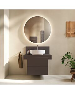 Duravit Balcoon Console BA90560IGIG0000 80 x 55 x 37 cm, 2000 Cutout Basin Center, Slate Brown Matt