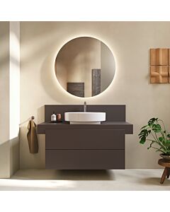 Duravit Balcoon Console BA90580IGIG0000 120 x 55 x 37 cm, 2000 cutout, basin center, slate brown matt