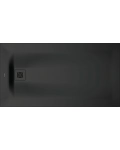 Duarvit Sustano rectangular shower 720283650000000 150 x 80 x 3 cm, dark gray matt