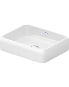 Duravit Collection One Aufsatzbecken 2383502079 ohne Hahnlochbank, Hahnloch und Überlauf, Weiß Hochganz