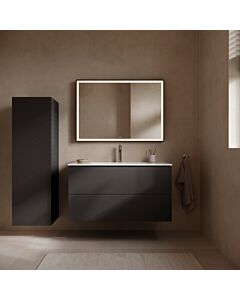 Duravit L-Cube Waschtischunterbau LC624204949 Graphit Matt, 102x55,5x48,1cm, 2 Schubladen