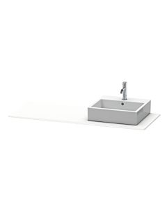 Duravit XSquare console XS060GR1818 140x55cm, with 2000 cutout, right, matt white
