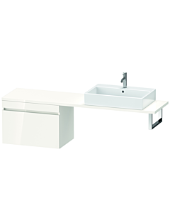 Duravit DuraStyle vanity unit DS534302222 70 x 47.8 cm, white high gloss, for console, 2000 pull-out