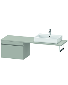 Duravit DuraStyle vasque DS535400707 70 x 54,8 cm, gris béton mat, pour console, coulissant 2000