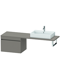 Duravit DuraStyle vasque DS535404343 70 x 54,8 cm, basalte mat, pour console, coulissant 2000