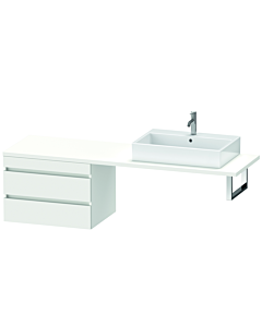 Duravit DuraStyle vanity unit DS535901818 70 x 54.8 cm, matt white, for console, 2 drawers