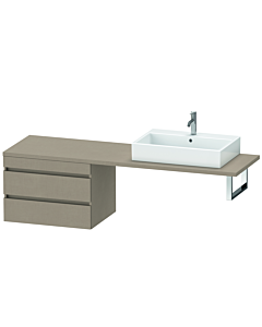 Duravit DuraStyle vanity unit DS535907575 70 x 54.8 cm, linen, for console, 2 drawers