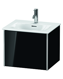 Duravit XSquare Waschtisch-Unterschrank XS422104040 51x39,7x41,8cm, 1 Auszug, schwarz hochglanz