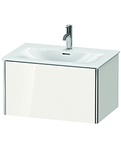 Duravit XSquare Meuble sous lavabo XS422308585 71x39,7x47,8cm, blanc très brillant, 1 tiroir