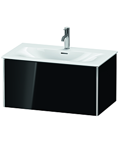 Duravit XSquare Waschtisch-Unterschrank XS422404040 81x39,7x47,8cm, schwarz hochglanz, 1 Auszug