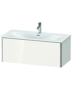 Duravit XSquare Meuble sous lavabo XS422502222 101x39,7x47,8cm, blanc très brillant, 1 tiroir