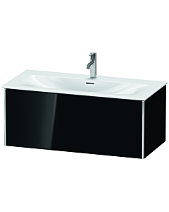 Duravit XSquare Waschtisch-Unterschrank XS422504040 101x39,7x47,8cm, schwarz hochglanz, 1 Auszug