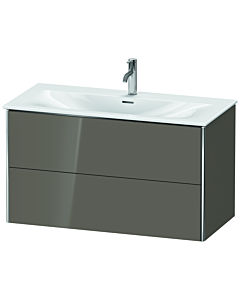Duravit XSquare Duravit XSquare XS432508989 101x56x47,8cm, Flannel Grey hochglanz , 2 drawers
