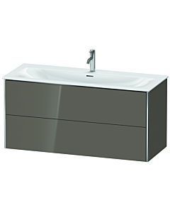 Duravit XSquare Duravit XSquare XS432608989 121x56x47,8cm, Flannel Grey hochglanz , 2 drawers