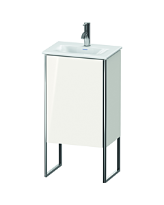 Duravit XSquare Meuble sous lavabo XS4520R2222 43x84x30,8cm, à charnière droite, blanc très brillant, 1 porte