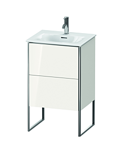 Duravit XSquare Meuble sous lavabo XS452102222 51x84x41,8cm, 2 blanc , blanc très brillant