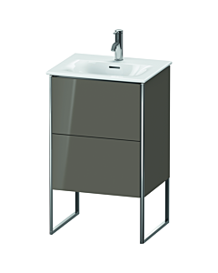 Duravit XSquare Duravit XSquare XS452108989 51x84x41,8cm, 2 pull-outs, Flannel Grey hochglanz