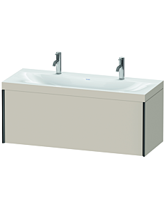 Duravit Meuble sous-vasque XViu XV4613OB291C 120x48cm, 2000 , noir mat, Rahmen C, taupe mat