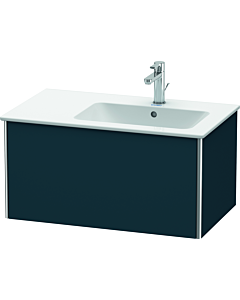 Duravit XSquare Waschtisch-Unterschrank XS407209898 81x40x47,8cm, 1 Auszug, Nachtblau seidenmatt