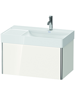 Duravit XSquare Waschtisch-Unterschrank XS406208585 78,4x39,7x46cm, 1 Auszug, weiß hochglanz