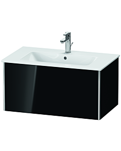 Duravit XSquare Waschtisch-Unterschrank XS407204040 81x40x47,8cm, 1 Auszug, schwarz hochglanz