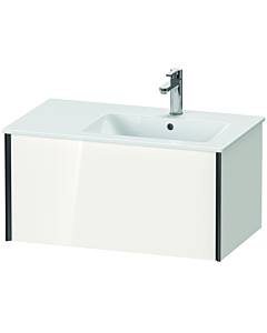 Duravit Meuble sous-vasque XViu XV40260B222 81 x 40 x 48 cm, blanc brillant, 2000 , suspendu, noir mat