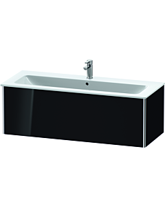 Duravit XSquare Waschtisch-Unterschrank XS407404040 121x40x47,8cm, 1 Auszug, schwarz hochglanz