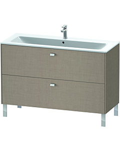 Duravit Brioso Duravit BR440401075 1220x479mm, Leinen , 2 Leinen , poignée chromée