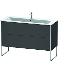 Duravit XSquare Duravit 121x59,2x47,8 cm, 2 tiroirs, Graphit mat