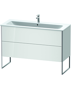 Duravit XSquare Duravit XS444808585 121x59,2x47,8 cm, 2 tiroirs, blanc brillant