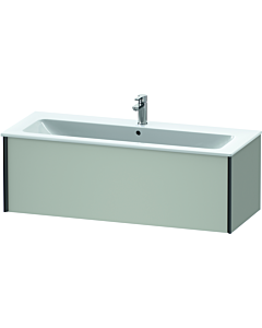 Duravit XViu vanity unit XV40280B207 121 x 40 x 48 cm, concrete gray matt, 2000 pull-out, wall-hung, black matt