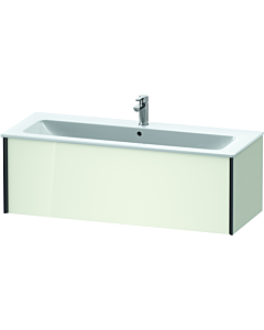 Duravit Meuble sous-vasque XViu XV40280B222 121 x 40 x 48 cm, blanc brillant, 2000 , suspendu, noir mat