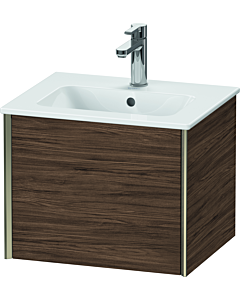 Duravit XViu vanity unit XV42150B121 51x42x40cm, 2000 pull-out, wall-hung, matt champagne, dark walnut
