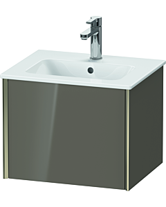 Duravit XViu vanity unit XV42150B189 51x42x40cm, 2000 pull-out, wall-hung, champagne matt, flannel gray high gloss