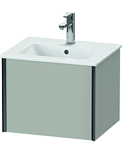 Duravit XViu Waschtisch-Unterschrank XV42150B207 51x42x40cm, 1 Auszug, wandhängend, schwarz matt, betongrau matt