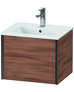 Duravit XViu vanity unit XV42150B279 51x42x40cm, 2000 pull-out, wall-hung, matt black, natural walnut